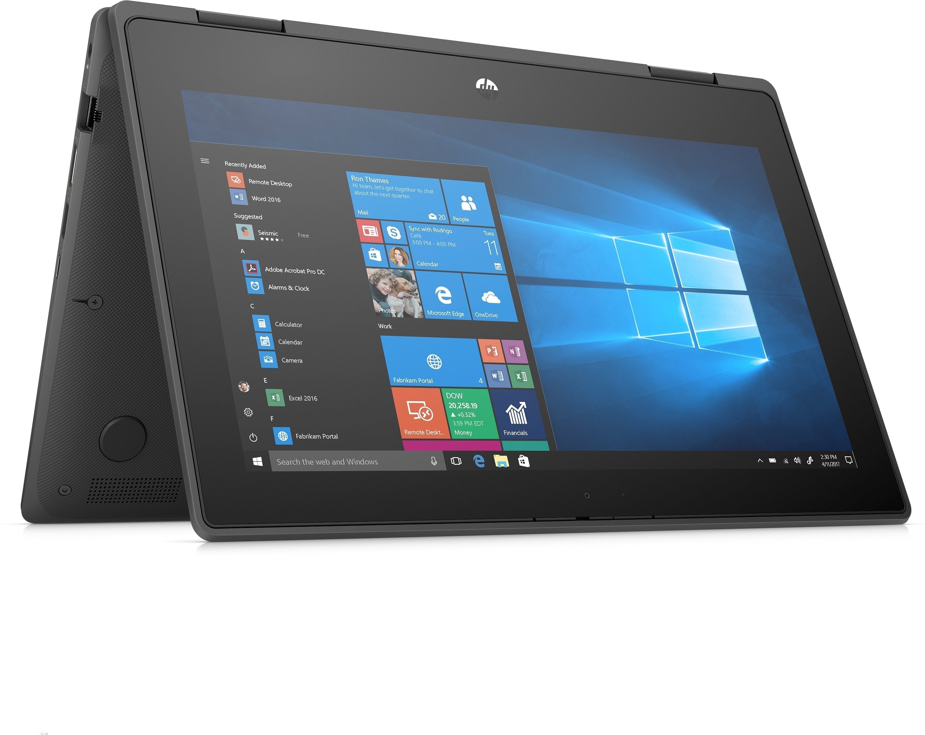 HP ProBook x360 11 G5 EE 11.6" HD Convertible Notebook, Intel Celeron N4120, 1.10GHz, 4GB RAM, 64GB eMMC, Win10P - 3V333U8#ABA (Certified Refurbished)