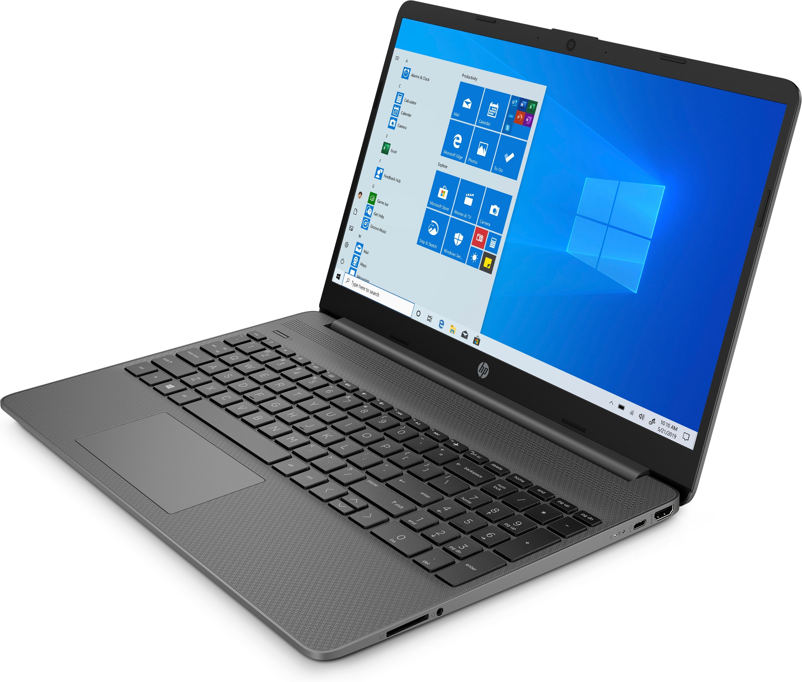 HP 15-ef1078nr 15.6" HD (NonTouch) Laptop, AMD Athlon Gold 3150U, 2.40GHz, 4GB RAM, 256GB SSD, Win10H - 9VE50UA#ABA