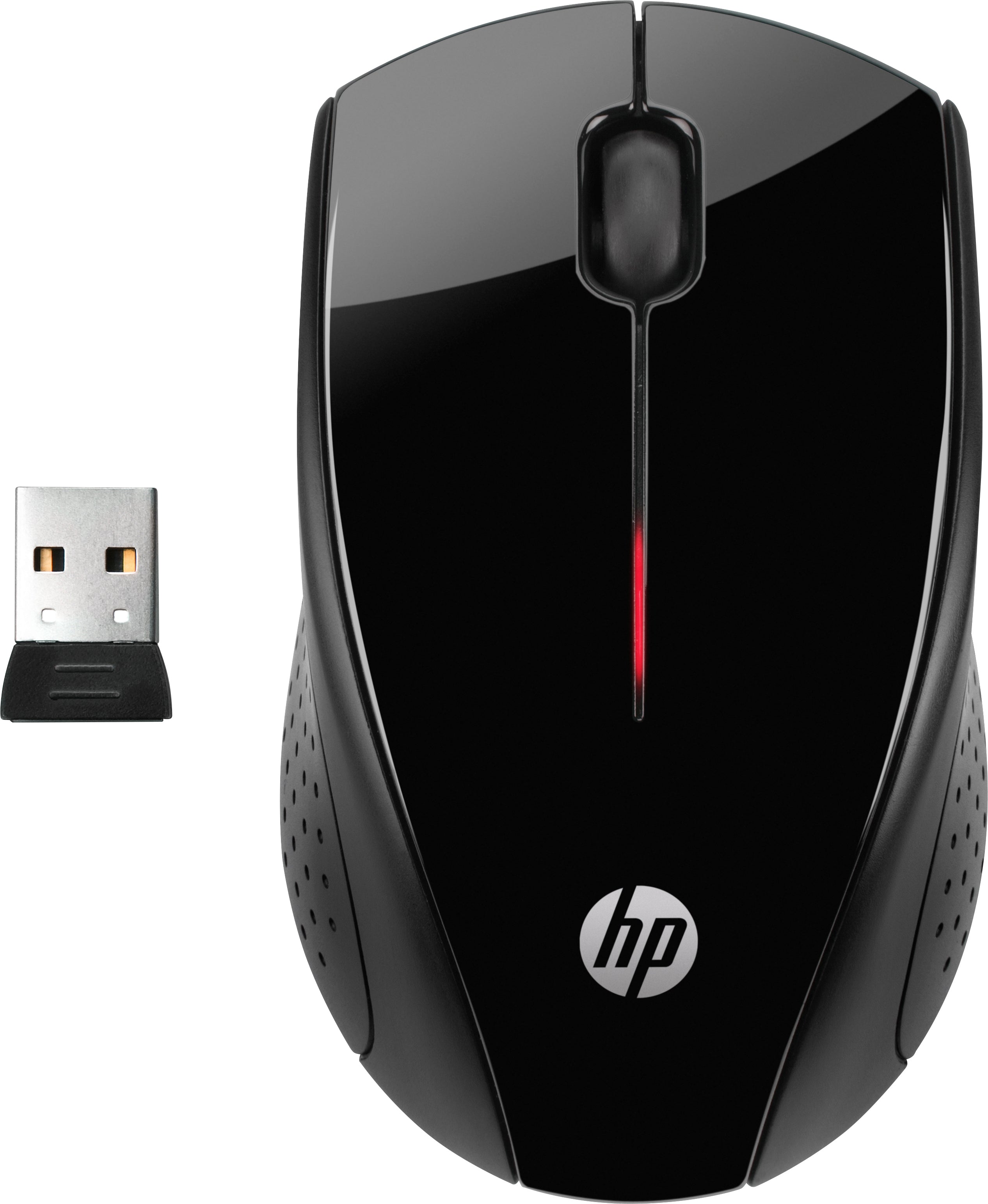 HP X3000 Wireless Mouse, Optical, 2.4GHz RF Wireless, 1600 dpi, Scroll Wheel - H2C22AA#ABL