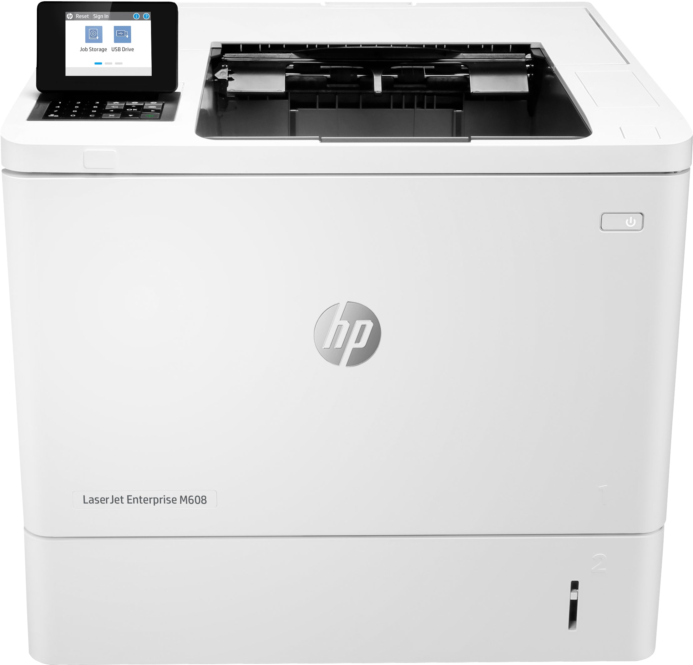 HP LaserJet Enterprise M608n Monochrome Laser Printer, 65 ppm, Ethernet, USB - K0Q17A#BGJ (Certified Refurbished)