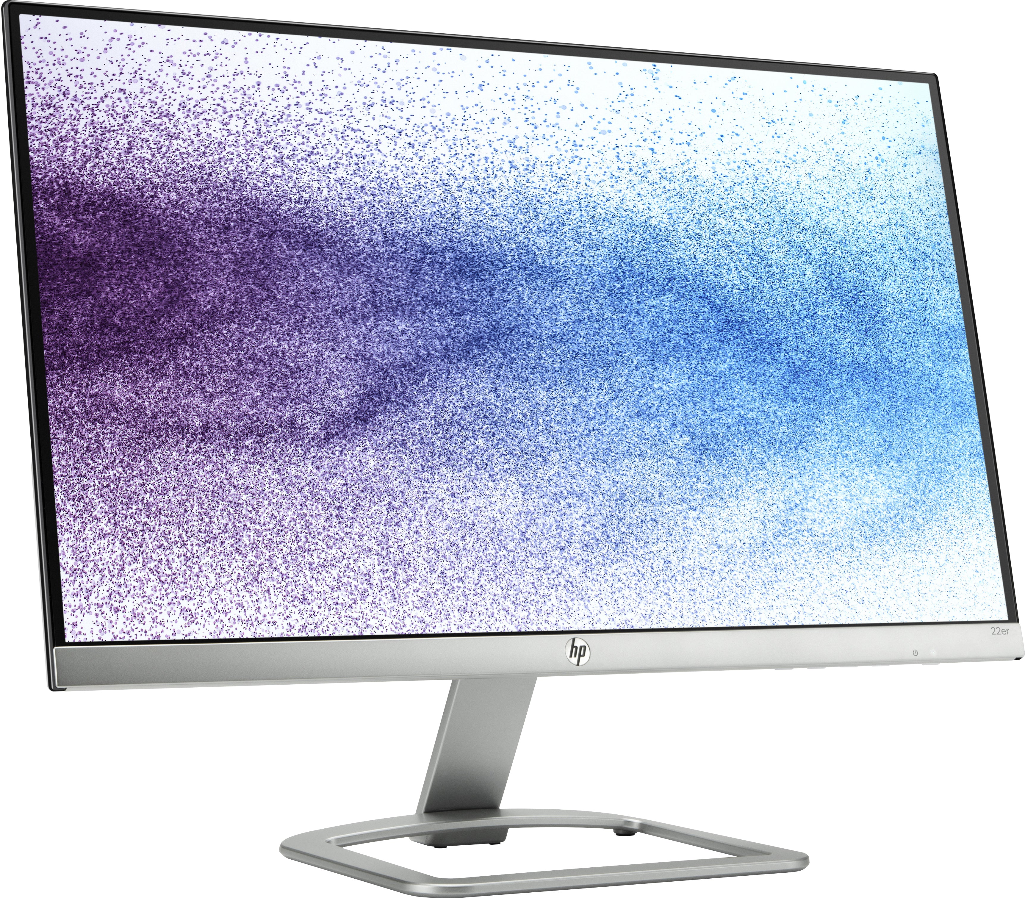 HP 22er 21.5" Full HD IPS LED Monitor, LCD Display, 7MS-Response, 16:9, 10M:1-Contrast, Tilt-adjustment - T3M72AA#ABA