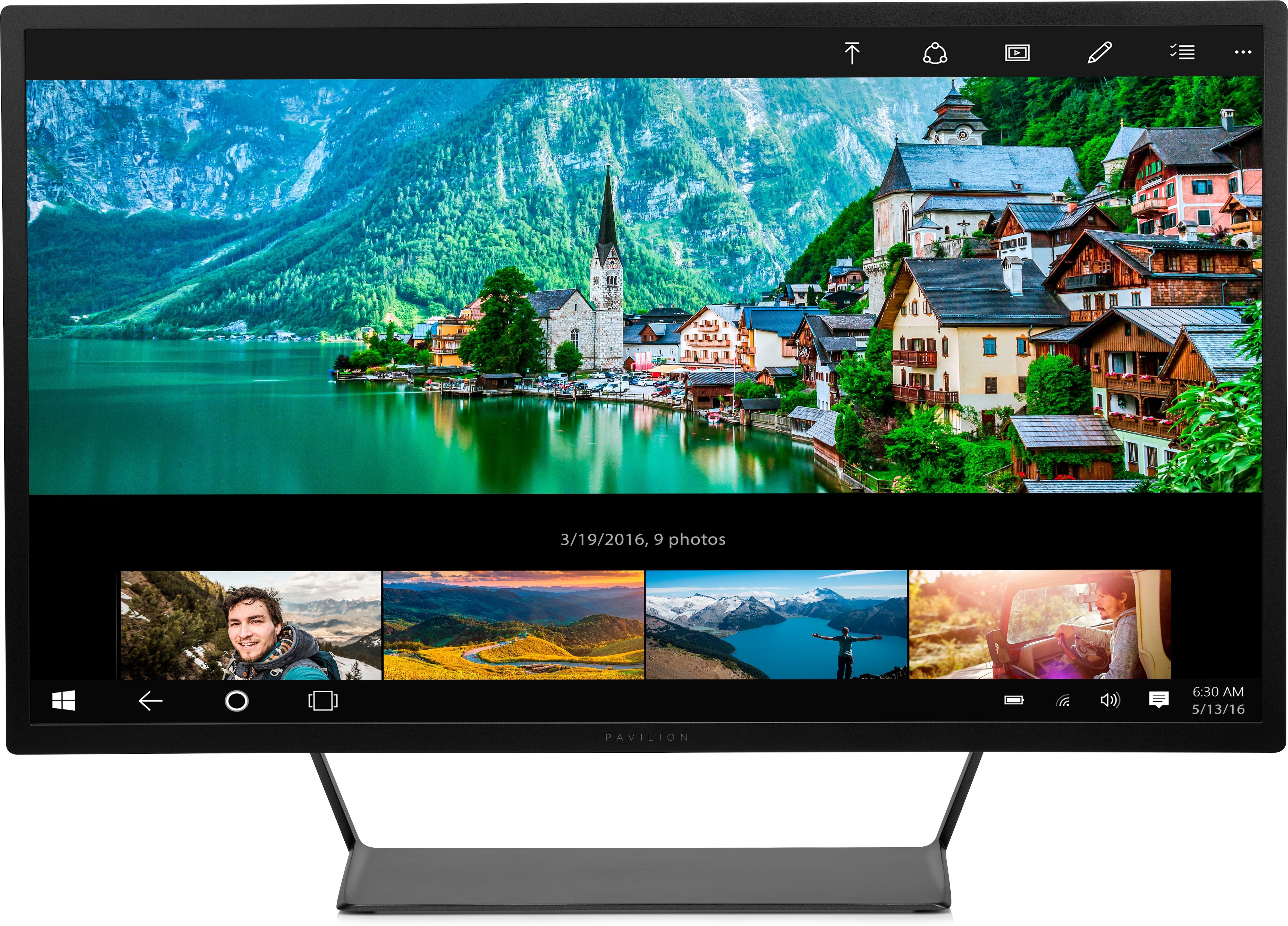 HP Pavilion 32" Quad HD LED Monitor, 7ms, 16:9, 10M:1-Contrast - V1M69AA#ABA