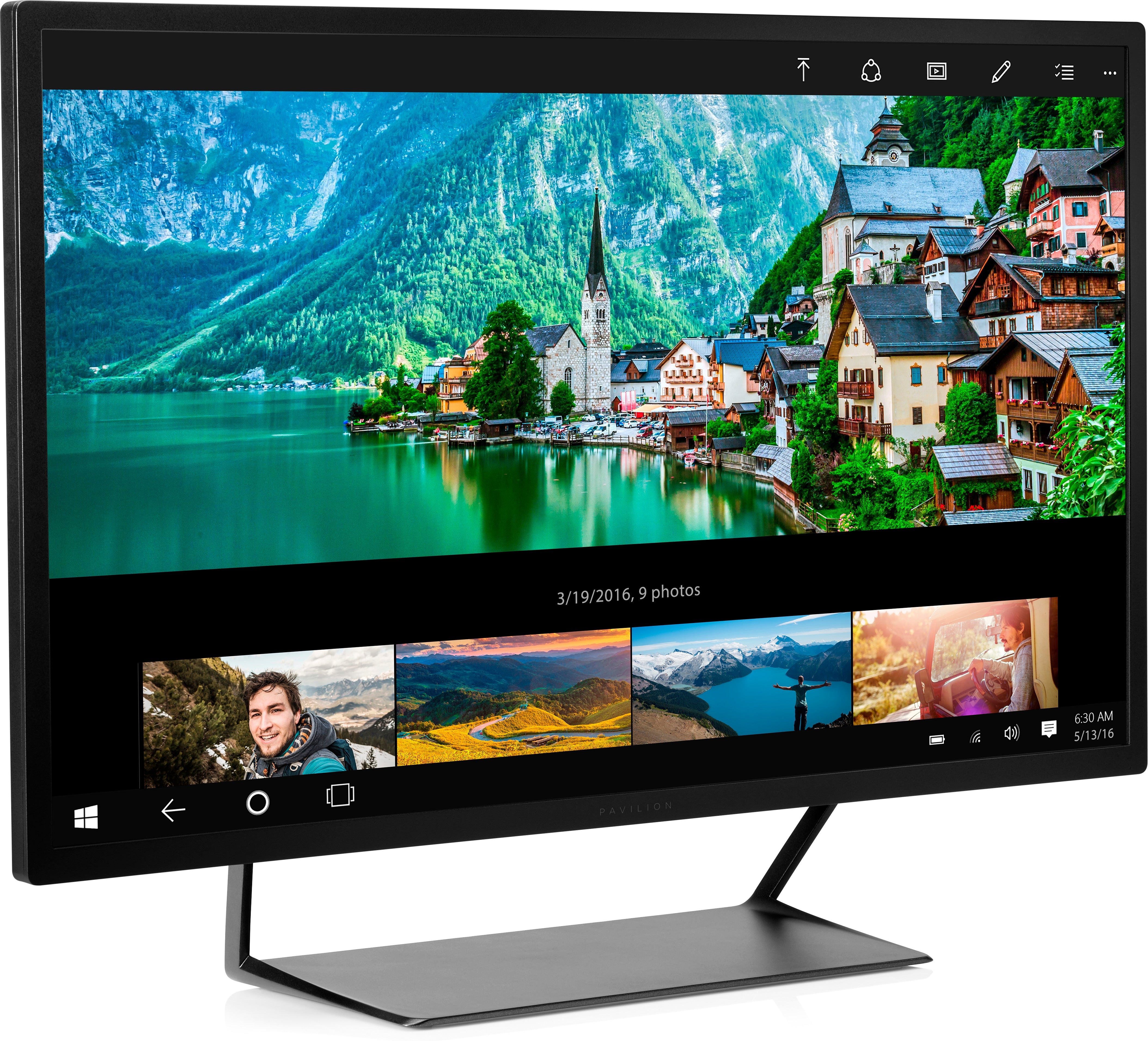 HP Pavilion 32" Quad HD LED Monitor, 7ms, 16:9, 10M:1-Contrast - V1M69AA#ABA