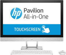 HP Pavilion 27-r055se All-in-One Touch Desktop PC 27" QHD Intel Core i7 16GB RAM 2TB SATA+256GB SSD Windows 10 Home White X6B89AA#ABA