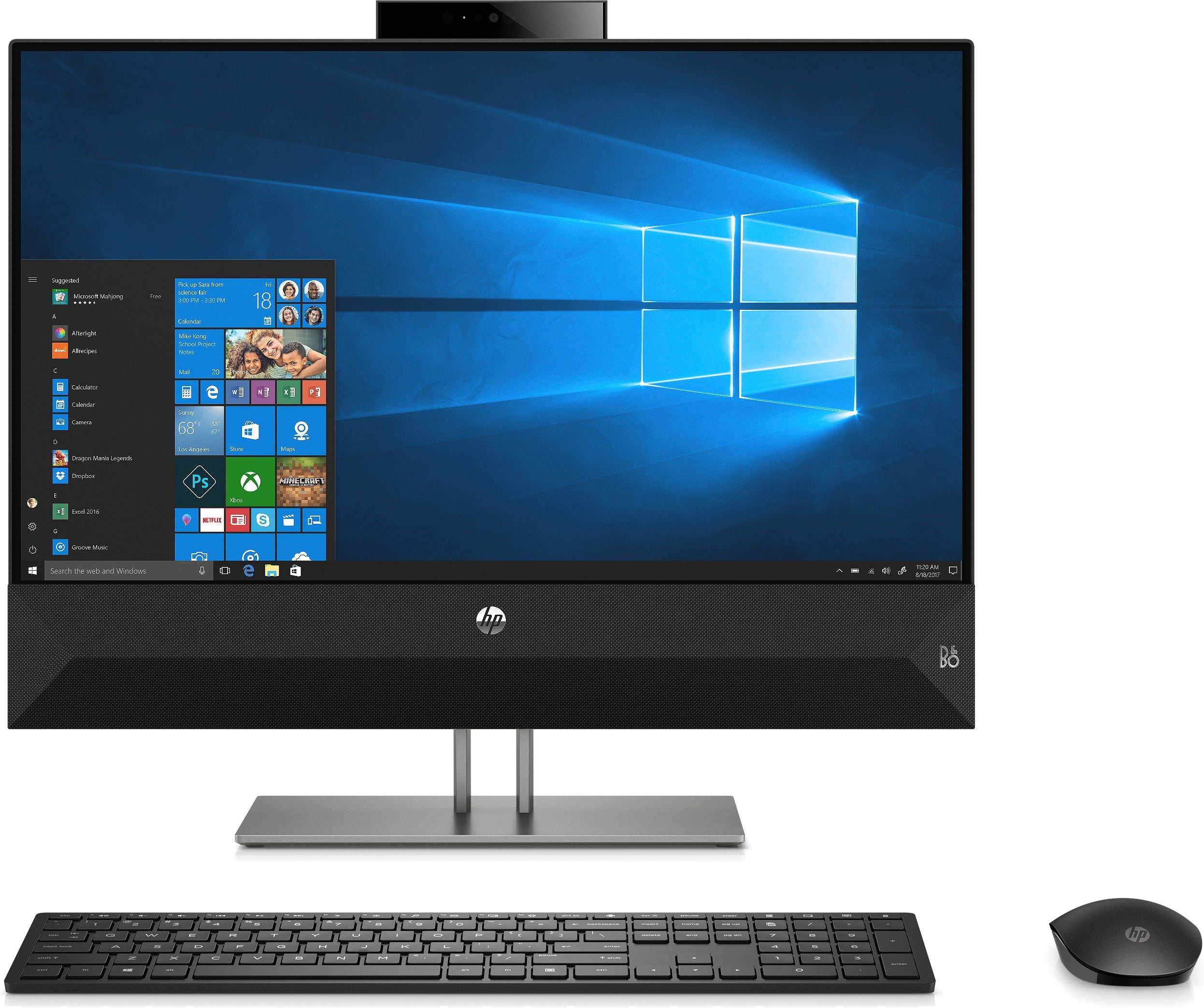 HP Pavilion 24-xa0055m 23.8" FHD (Touchscreen) All-in-One Computer, AMD Ryzen 7 2800H, 3.35GHz, 16GB RAM, 1TB SATA + 128GB SSD, Windows 10 Home 64-Bit - X6C35AA#ABA (Certified Refurbished)