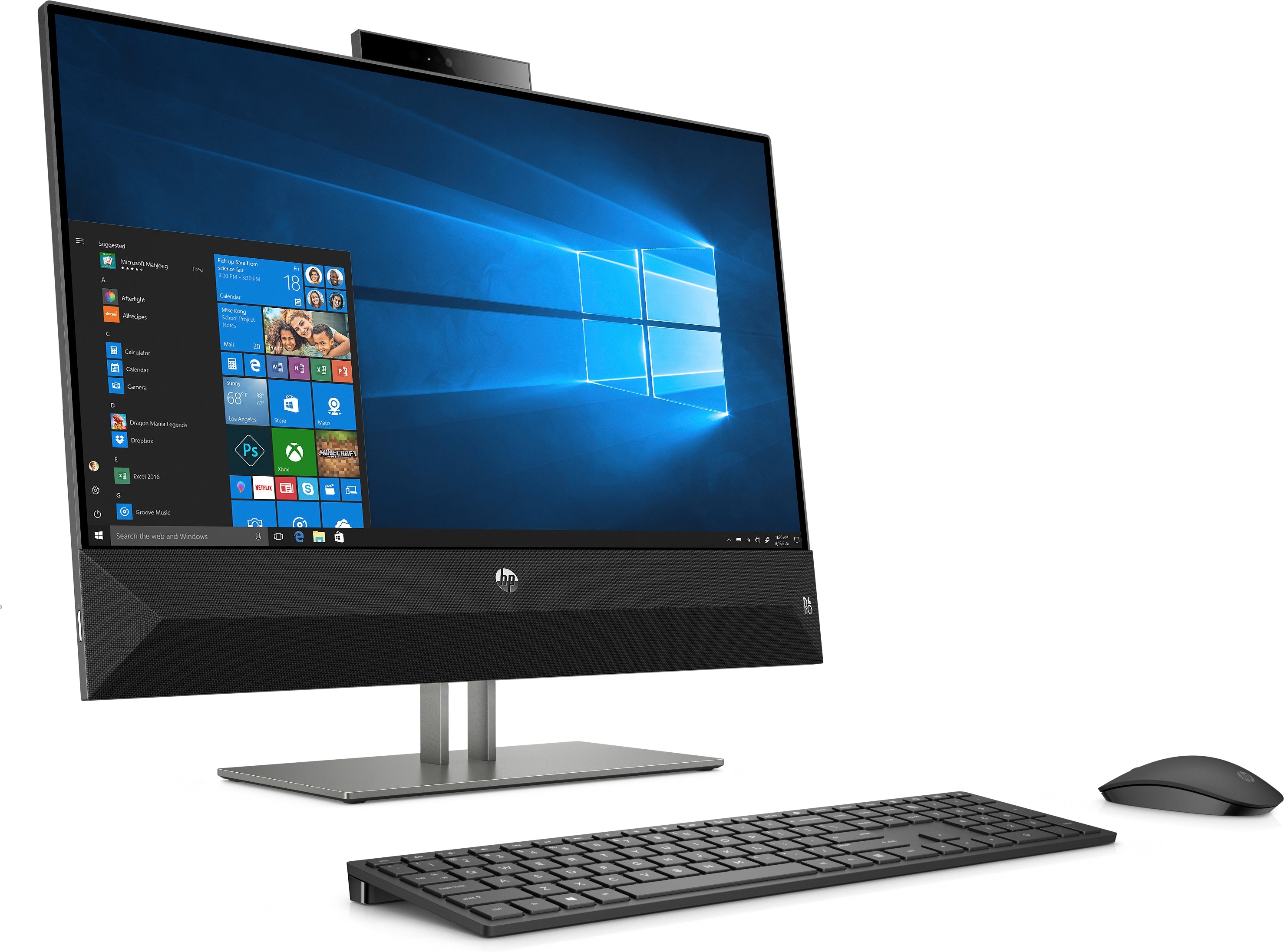 HP Pavilion 24-xa0055m 23.8" FHD (Touchscreen) All-in-One Computer, AMD Ryzen 7 2800H, 3.35GHz, 16GB RAM, 1TB SATA + 128GB SSD, Windows 10 Home 64-Bit - X6C35AA#ABA (Certified Refurbished)