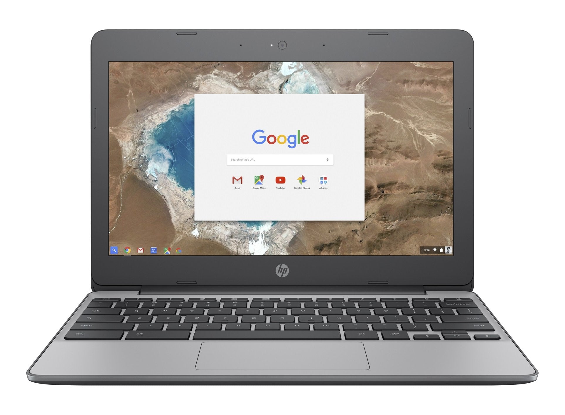HP Chromebook 11-v010nr, 11.6" HD (Non-Touch) Display, Intel Celeron N3060, 1.60GHz, 4GB RAM, 16GB eMMC, Chrome OS - X7T64UA#ABA