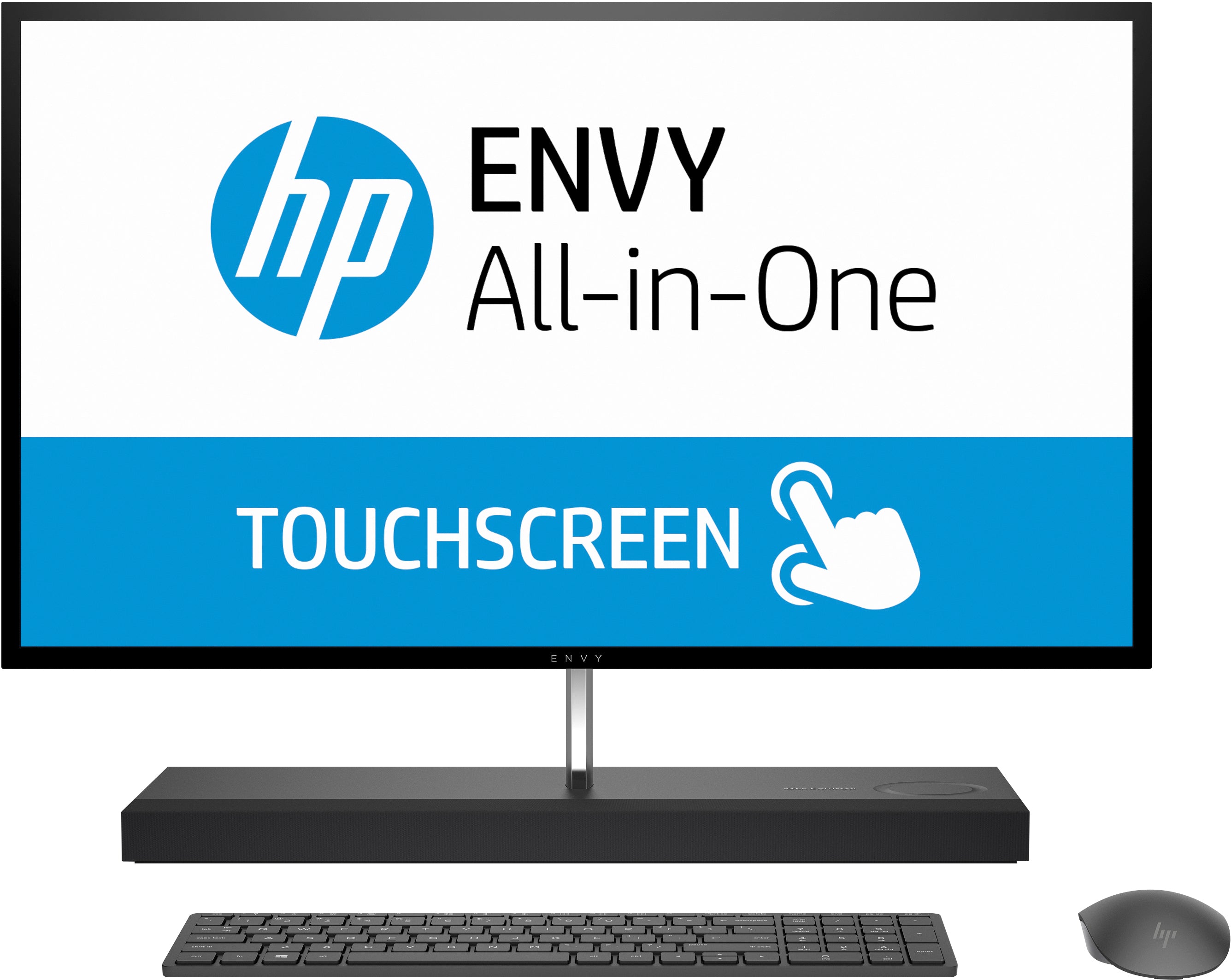 HP 27-b119 27" Quad HD (Touchscreen) All-in-One Desktop PC, Intel Core i7-7700T, 2.90GHz, 16GB RAM, 1TB HDD + 128GB SSD, Windows 10 Home 64-Bit - Z5P17AA#ABL