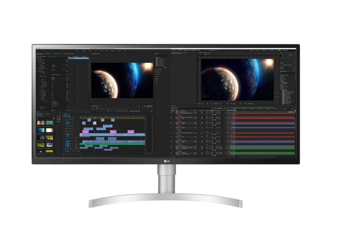 LG 34" UltraWide QHD IPS LED Monitor, 21:9, 5ms, 1K:1-Contrast - 34BL850-W