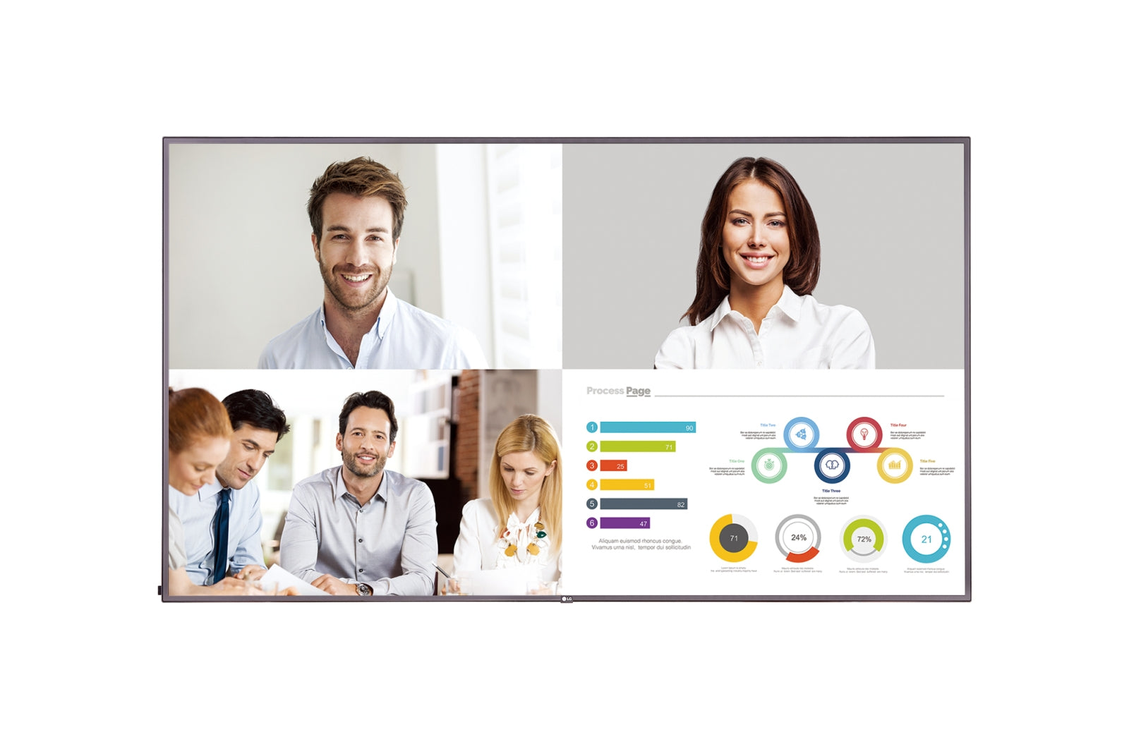 LG 86" UM3E 4K Ultra HD LED Monitor, 16:9, Built-in Speakers - 86UM3E-B