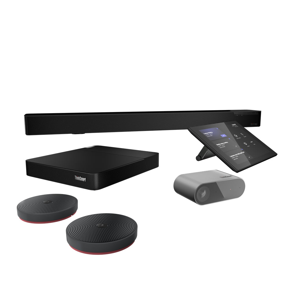 Lenovo ThinkSmart Core Room Kit, Soundbar, 2 Mic pods, Camera, Console, Intel i5-1145G7E, 1.50GHz, 8GB RAM, 256GB SSD - 11S30003US