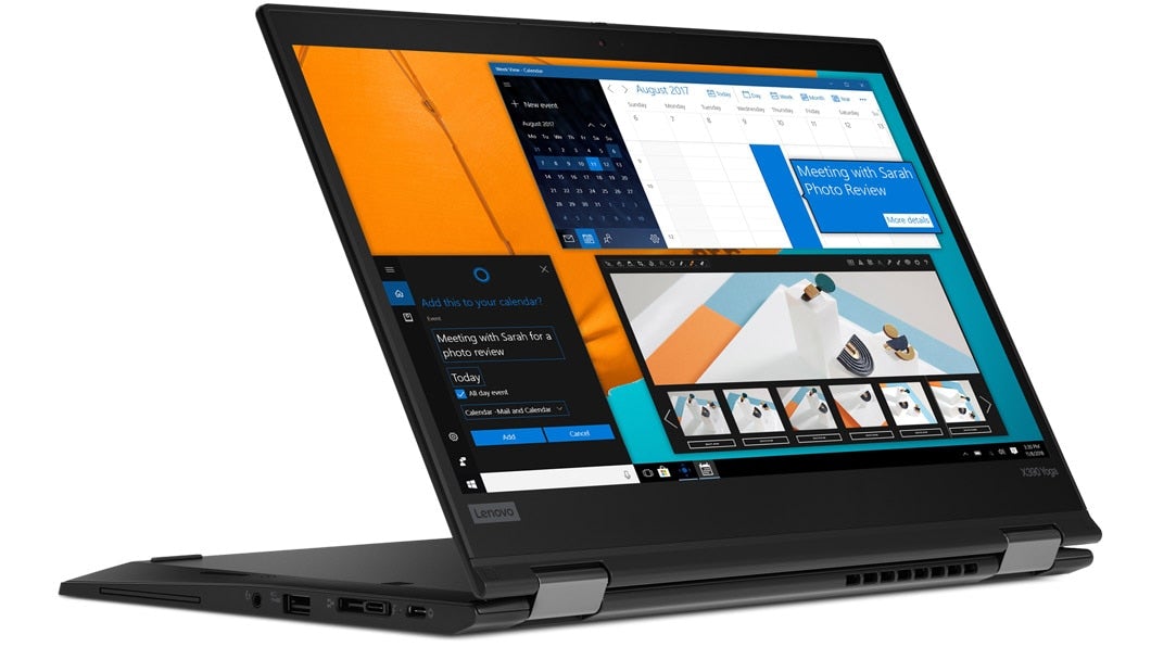 Lenovo ThinkPad X390 Yoga 13.3" FHD Convertible Notebook, Intel i7-8565U, 1.80GHz, 8GB RAM, 256GB SSD, Win10P - 20NN0011US