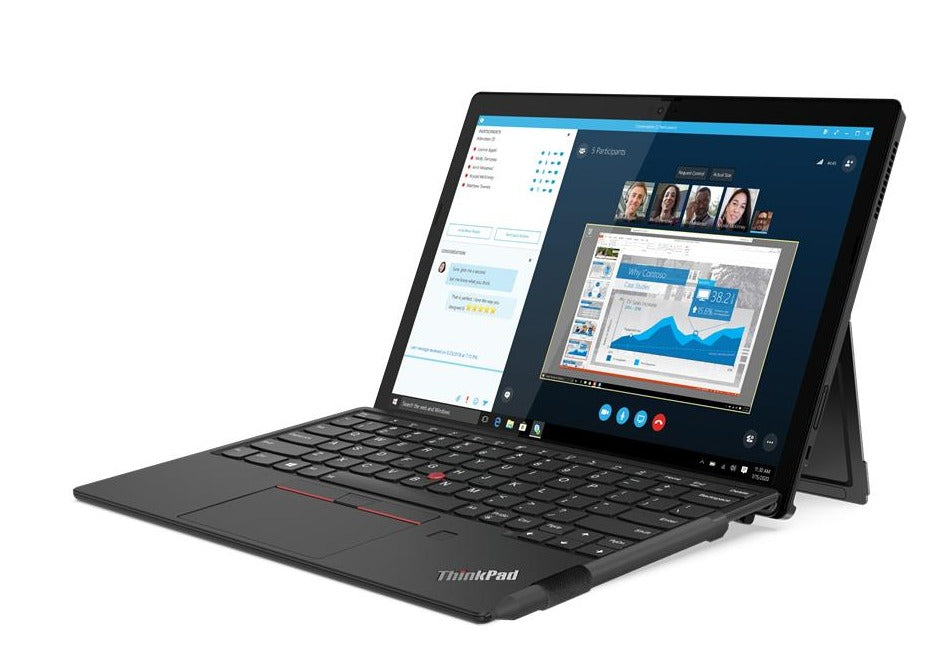 Lenovo ThinkPad X12 12.3" FHD Detachable Tablet, Intel i7-1160G7, 2.10GHz, 16GB RAM, 512GB SSD, Win10P - 20UW000LUS