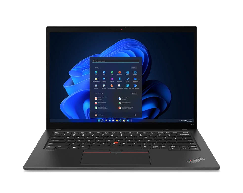 Lenovo ThinkPad T14s Gen 3 14" WUXGA Notebook, AMD R5-6650U, 2.90GHz, 16GB RAM, 256GB SSD, Win11DG - 21CQ000HUS