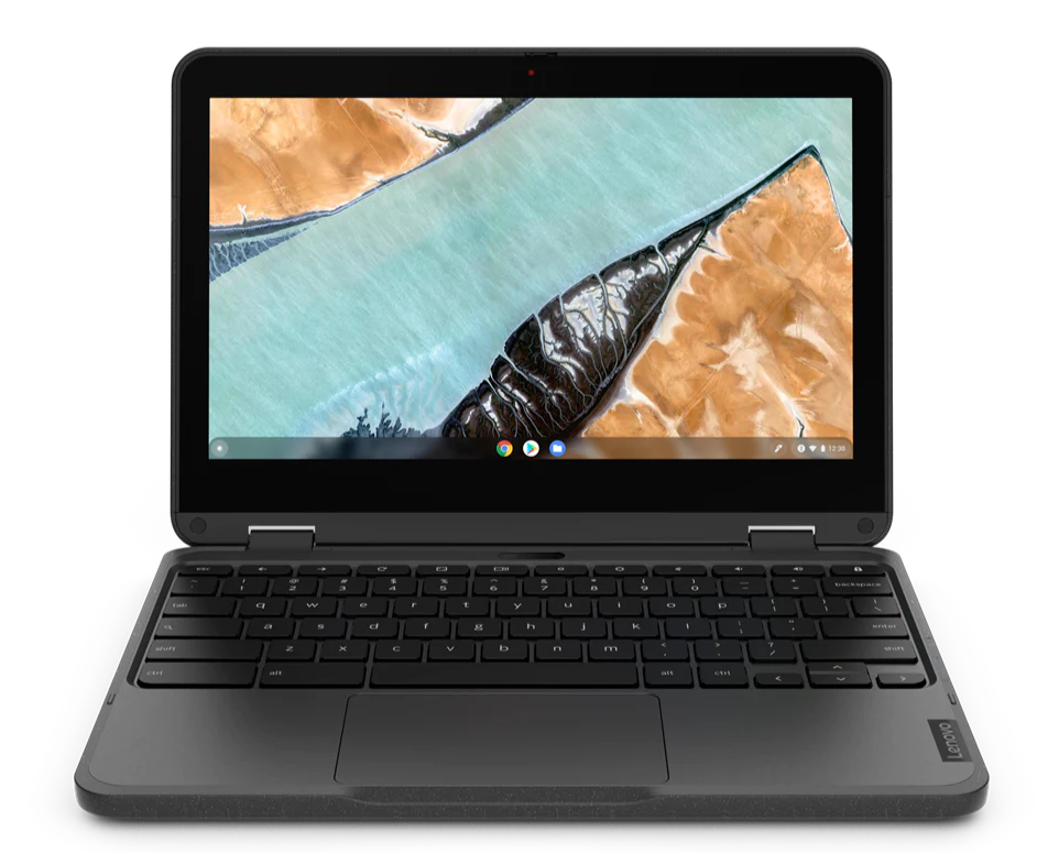 Lenovo 300e 11.6" HD Gen 3 Convertible Chromebook, AMD 3015Ce, 1.20GHz, 4GB RAM, 32GB eMMC, Chrome OS - 82J9000DUS