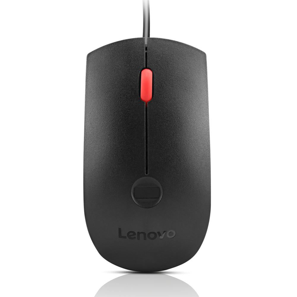 Lenovo Fingerprint Biometric USB Mouse, Optical, 1600 dpi, Scroll Wheel, 3 Buttons, Ambidextrous - 4Y50Q64661