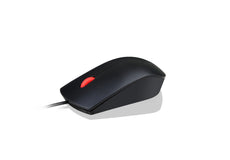 Lenovo Essential USB Mouse, Optical, 1600 dpi, Scroll Wheel, 3 Buttons, Ambidextrous - 4Y50R20863