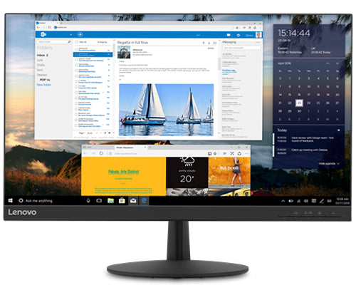 Lenovo L24q-30 23.8" QHD Monitor, 4ms, 16:9, 1K:1-Contrast - 65FBGCC1US (Refurbished)