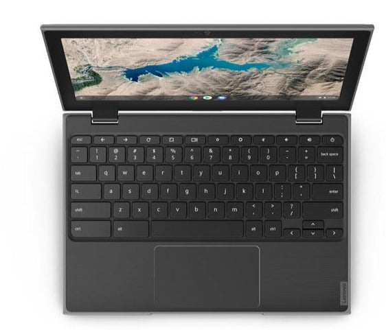 Lenovo 100e 11.6" HD 2nd Gen MTK Chromebook, MediaTek MT8173C, 1.70GHz, 4GB RAM, 32GB eMMC, Chrome OS- 81QB000MUS