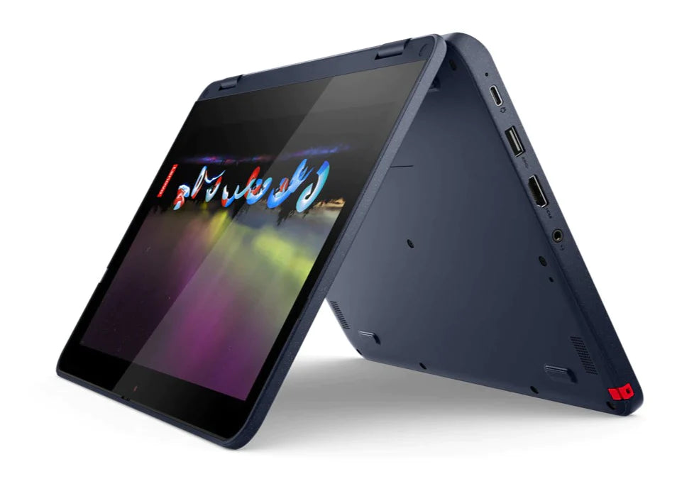 Lenovo 300w Gen 3 11.6" HD Convertible Notebook, AMD 3015e, 1.20GHz, 4GB RAM, 128GB SSD, Win10P - 82J1000JUS