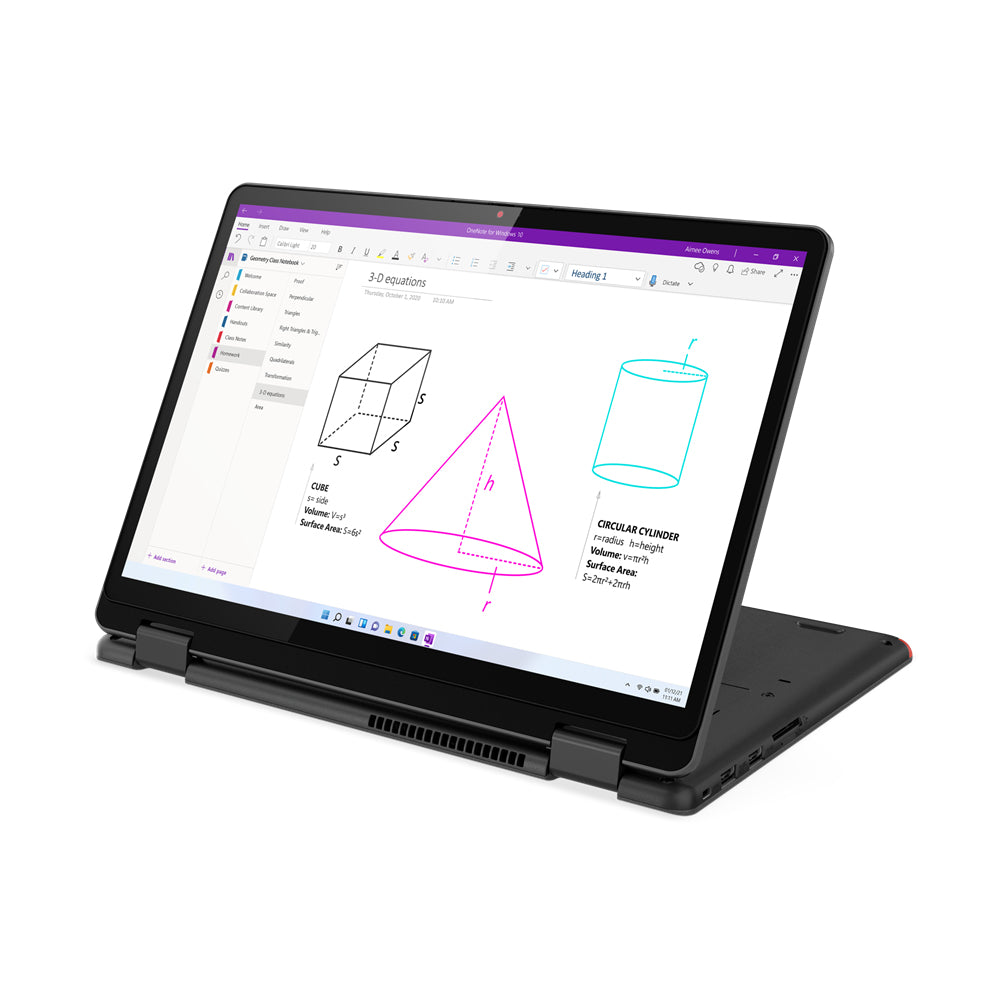 Lenovo 13w Yoga 13.3" WUXGA Convertible Notebook, AMD R5-5625U, 2.30GHz, 8GB RAM, 256GB SSD, Win11P - 82S1000NUS