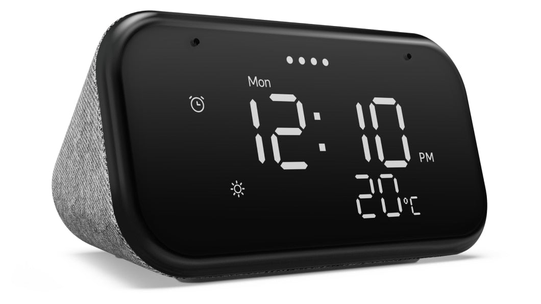 Lenovo Smart Clock Essential, 4" LED Display, 512 MB Flash, Wi-Fi & Bluetooth - ZA740005US