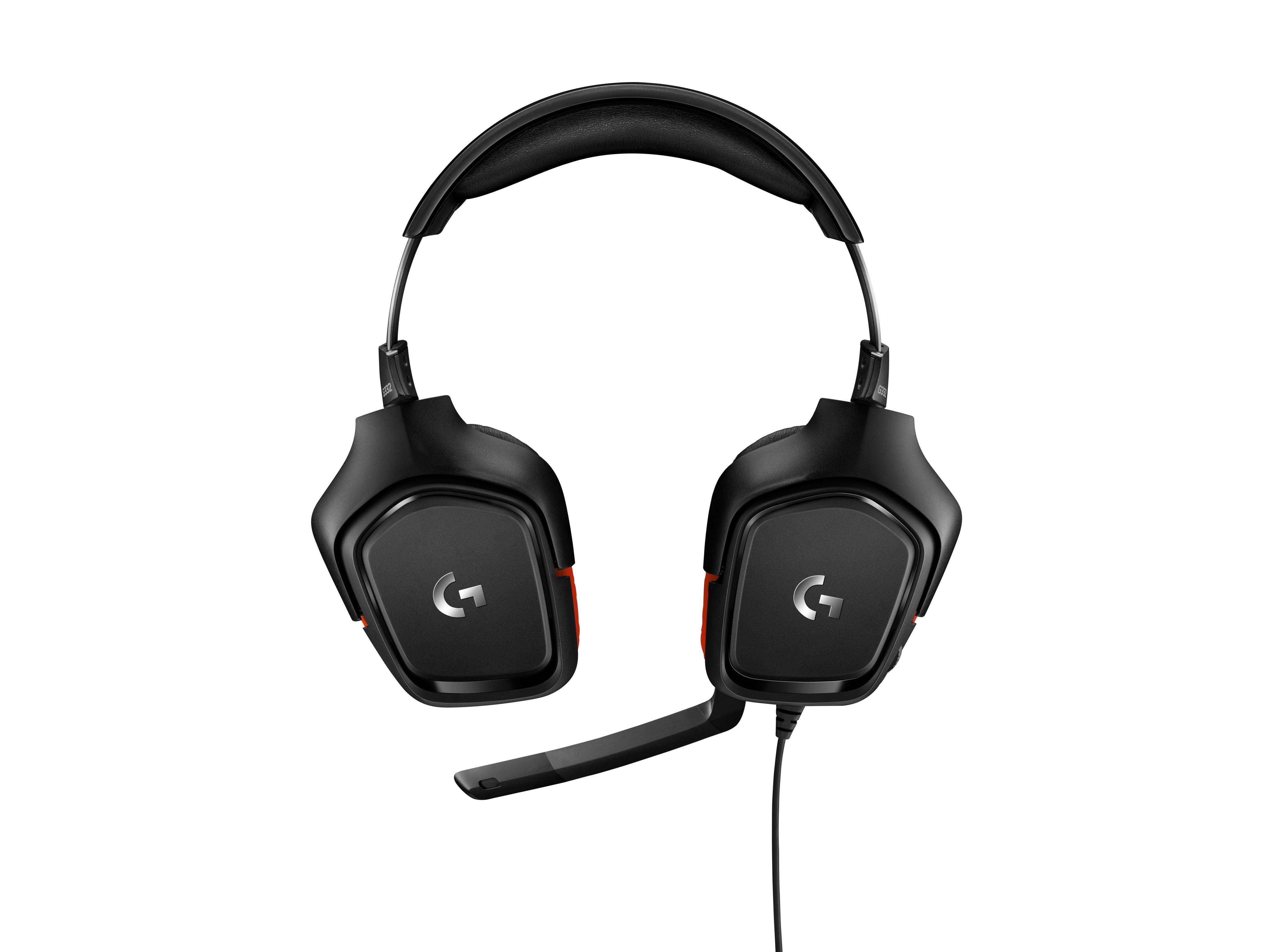 Logitech G332 Gaming Headset, Stereo, Mini-phone, Wired, Over-the-head, Black- 981-000755