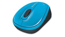 Microsoft Wireless Mobile Mouse 3500, 2.4GHz RF, USB, BlueTrack, Cyan Blue - GMF-00273