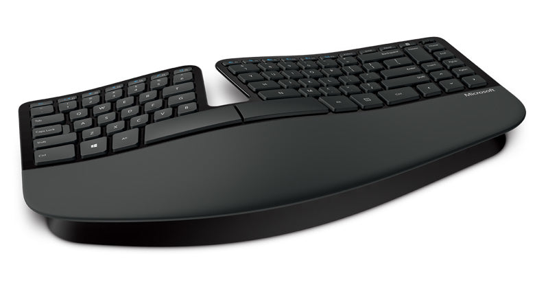 Microsoft Sculpt Ergonomic Desktop Wireless Keyboard and Mouse, 2.4GHz RF, USB - L5V-00001