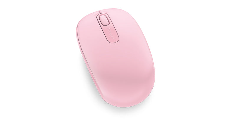 Microsoft Wireless Mobile Mouse 1850, 2.4GHz, 3 Buttons, Vertical Scrolling, Light Orchid - U7Z-00021