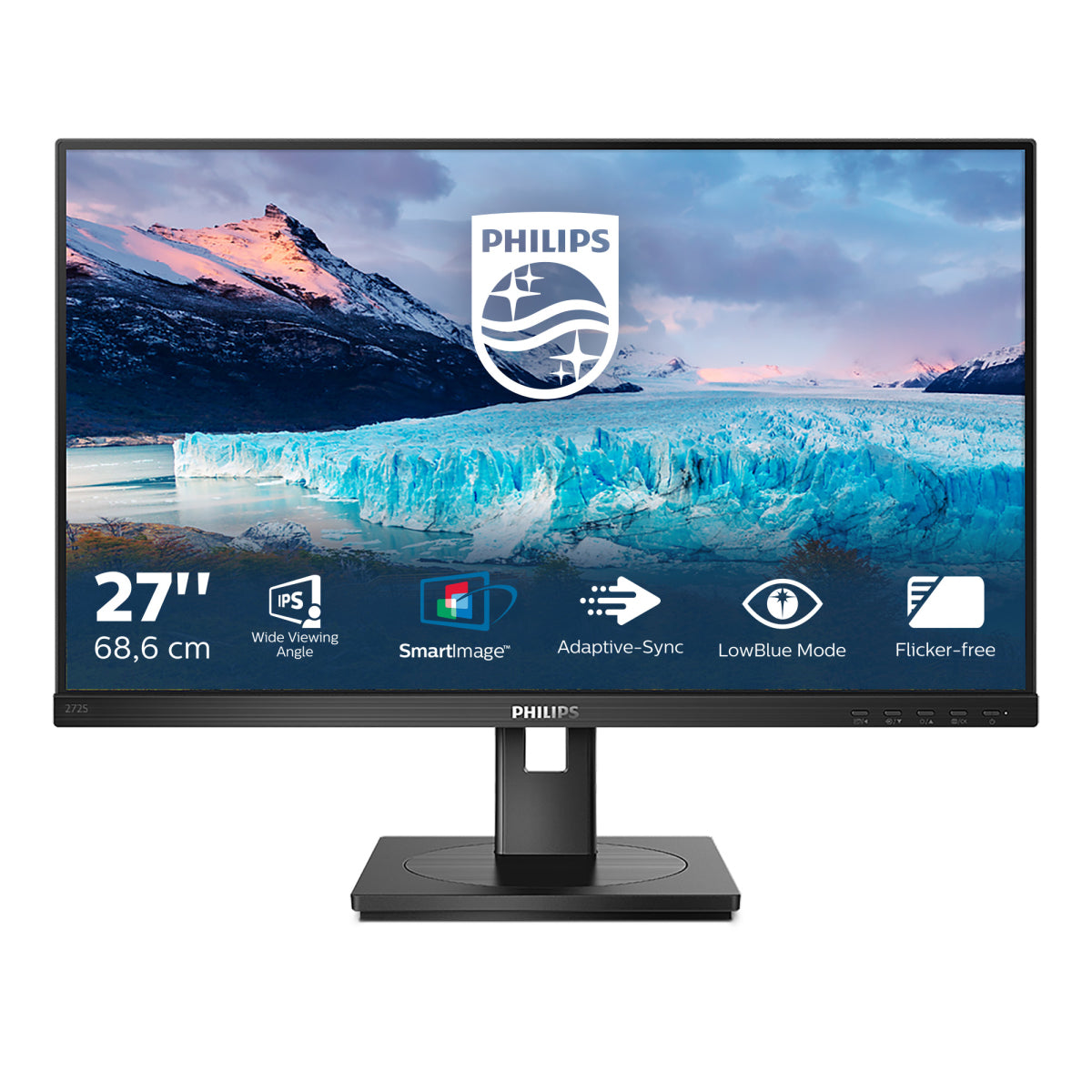 Philips 272S1AE 27" Full HD WLED LCD Monitor, 16:9, 4ms, 1000:1-Contrast - 272S1AE