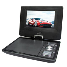 Supersonic SC-257A Portable DVD Player - 7" Display - 480 x 234 (SC-257A) TV Antenna