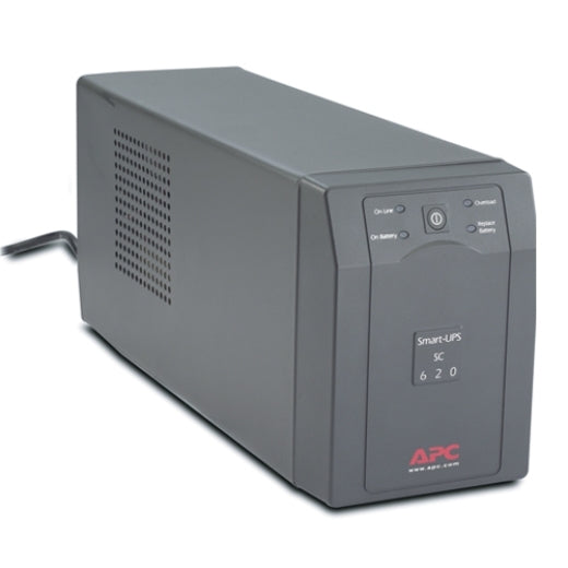 APC Smart-UPS SC 620VA 120V UPS System, 390 Watts, 412 Joules, 4xNEMA 5-15R - SC620