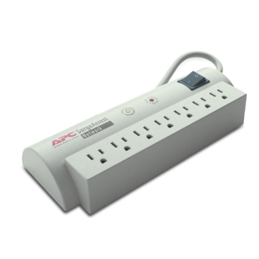 APC Network SurgeArrest, 7 AC Outlets, 120V, 6ft Cord - NET7