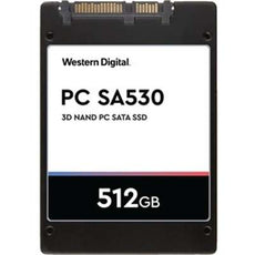 Western Digital PC SA530 512GB Internal Solid State Drive, 3D NAND SATA 2.5" SSD - SDASB8Y-512G