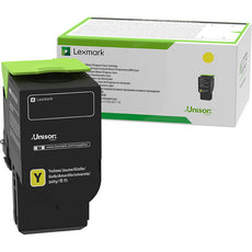 Lexmark Yellow Extra High Yield Return Program Toner Cartridge, 5000 Pages Yield - 78C1XY0