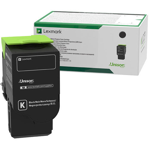 Lexmark Black High Yield Return Program Toner Cartridge, 3000 Pages Yield - C231HK0
