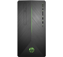 HP Pavilion 690-0028b Mini Tower Gaming Desktop, AMD R5-2400G, 3.60GHz, 8GB RAM, 1TB HDD, Win10H- 3LC24AA#ABA