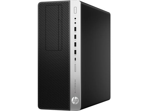 HP EliteDesk 800-G5 Tower Desktop PC, Intel i5-9500, 3.0GHz, 8GB RAM, 256GB SSD, Win10P - 1G9Y2UW#ABA