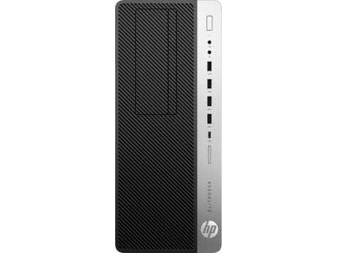 HP EliteDesk 800-G5 Tower Desktop PC, Intel i5-9500, 3.0GHz, 8GB RAM, 256GB SSD, Win10P - 1G9Y2UW#ABA