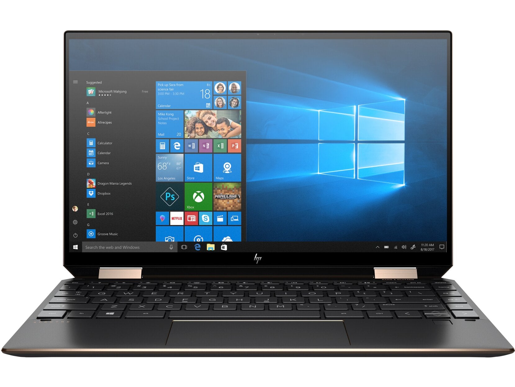HP Spectre x360 13-aw2003dx 13.3" 4K UHD Convertible Notebook, Intel i5-1135G7, 2.40 GHz, 8GB RAM, 32GB Optane, 512GB SSD, Win10H - 1G5S4UA#ABA (Refurbished)