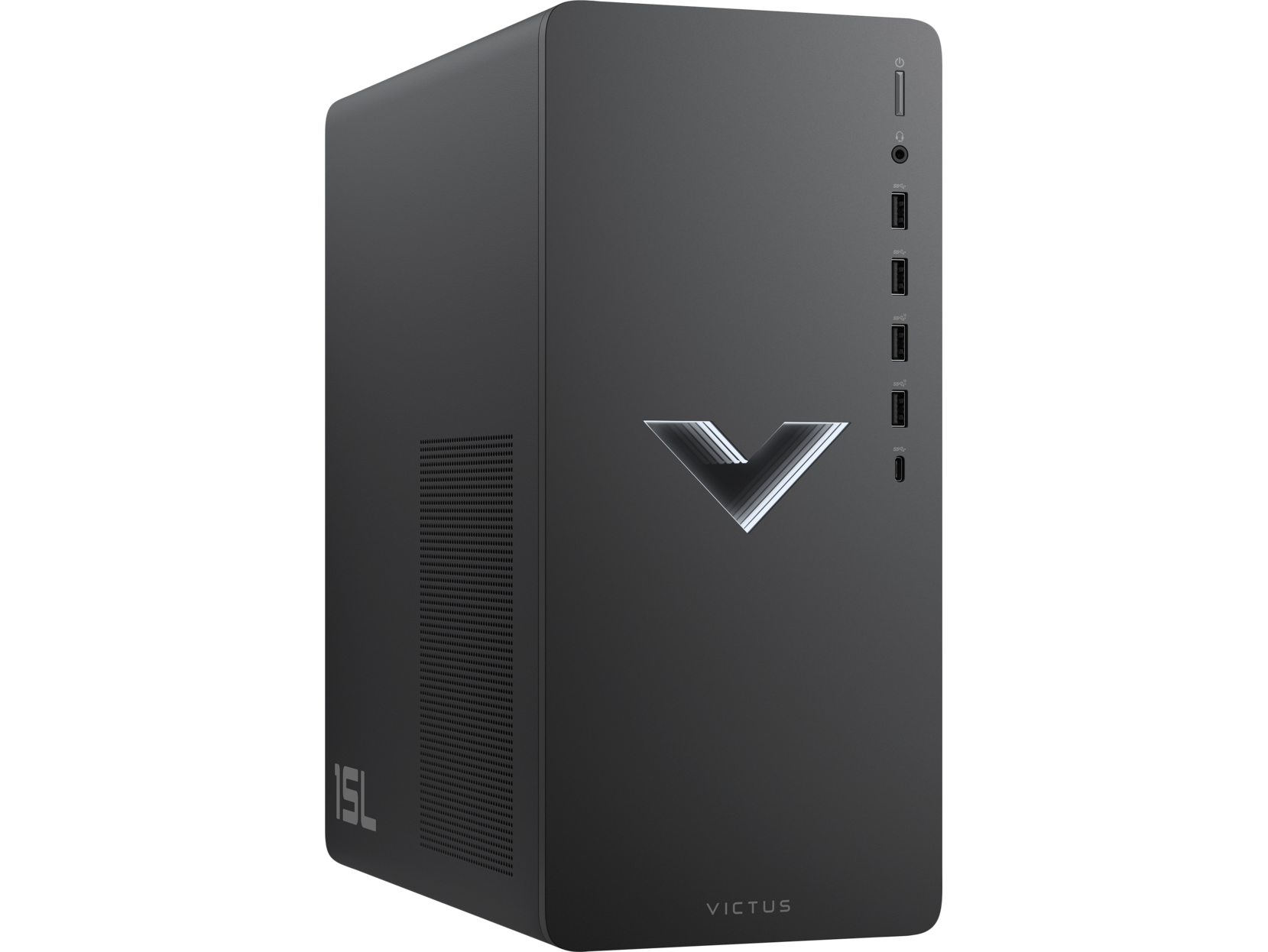 HP Victus TG02-0210 15L Tower Gaming Desktop, Intel i3-12100F, 3.30GHz, 8GB RAM, 512GB SSD, W11H - 842Z4AA#ABA