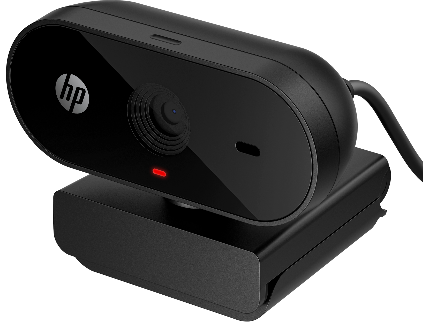 HP 325 FHD USB-A Webcam, 59" Cable, Black - 53X27AA