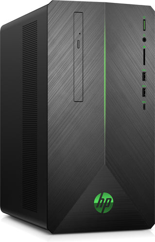 HP Pavilion 690-0079 Mini Tower Gaming Desktop, Intel i7-9700, 3.0GHz, 16GB RAM, 512GB SSD, W10H - 2HL00AA#ABL (Certified Refurbished)