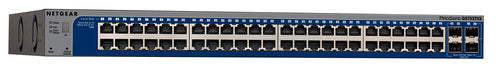 Netgear ProSafe 48-port Gigabit Stackable Smart Managed Ethernet Switch, 48xRJ-45 & 4xSFP+ Ports - GS752TXS-100NAS