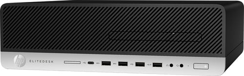 HP EliteDesk 800-G3 SFF Desktop, Intel i5-7500, 3.40GHz, 8GB RAM, 256GB SSD, Win10P - JOY1-800G3SFF-A01 (Refurbished)