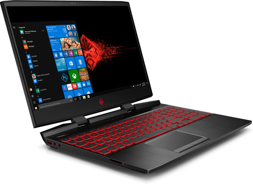 HP OMEN 15-dc1062nr 15.6" Full HD (Non-Touch) Gaming Notebook, Intel Core i5-9300H, 2.40GHz, 12GB RAM, 1TB HDD + 128GB SSD, Windows 10 Home 64-Bit - 7EJ32UA#ABA