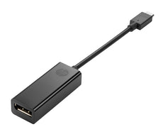 HP USB Type-C to DisplayPort Adapter, USB-C/DisplayPort Connector, External Graphic Adapter - N9K78AA#ABA