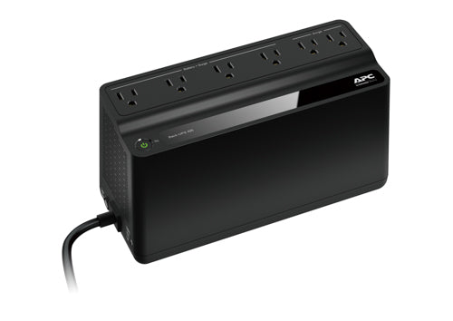 APC Back-UPS, 6 AC Outlets, 425VA, 255 Watts, 120V, Battery Backup & Surge Protector - BE425M