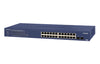 Netgear ProSafe GS724TPv2 24-Port Gigabit PoE+ Smart Managed Pro Switch, 24 x PoE+ Ports, 2 x SFP Ports - GS724TP-200NAS